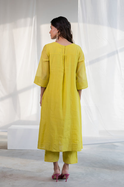 Zesty Lime Kurta Set