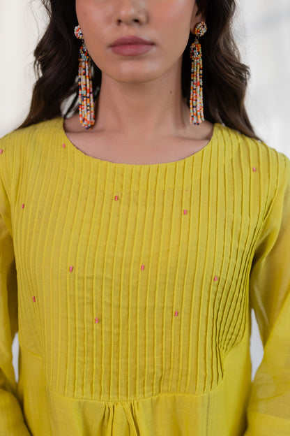Zesty Lime Kurta Set