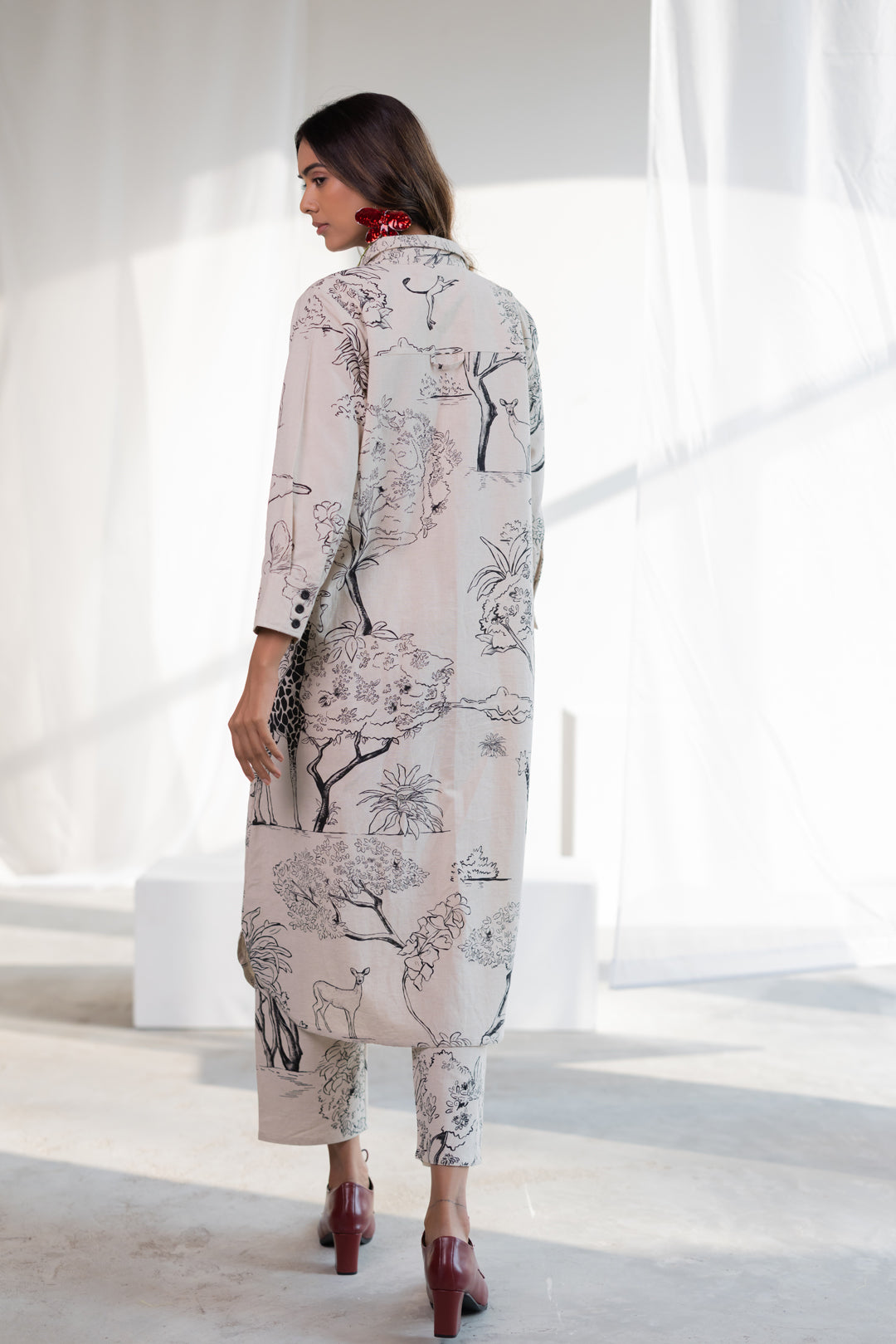 Shell White Safari Tunic