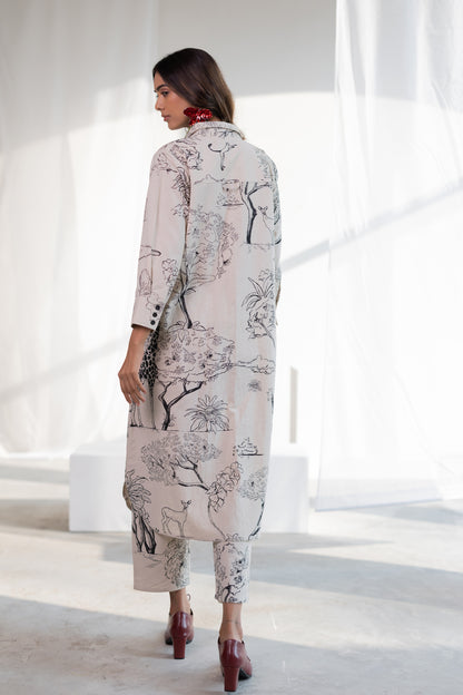 Shell White Safari Tunic