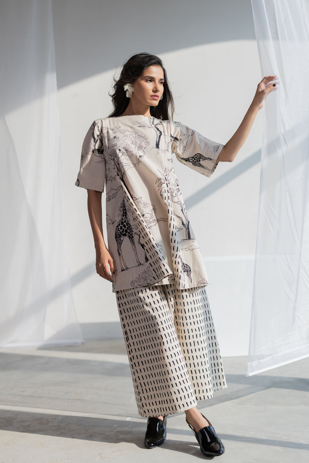 Alabaster Safari Trace Short Tunic