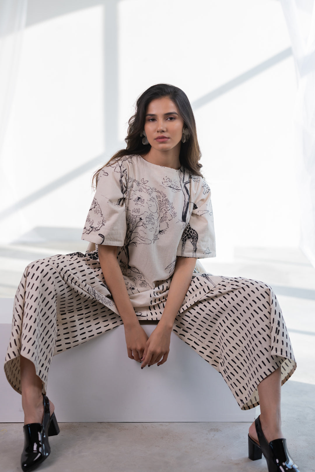Alabaster Safari Trace Co -Ord Set