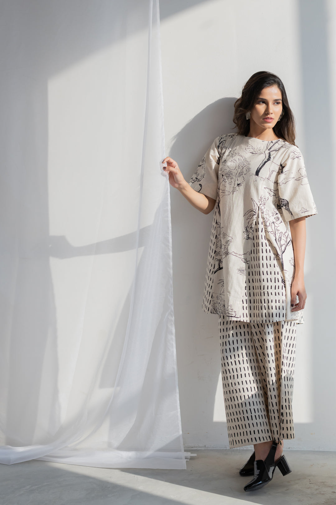 Alabaster Safari Trace Short Tunic