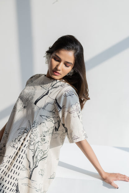 Alabaster Safari Trace Short Tunic