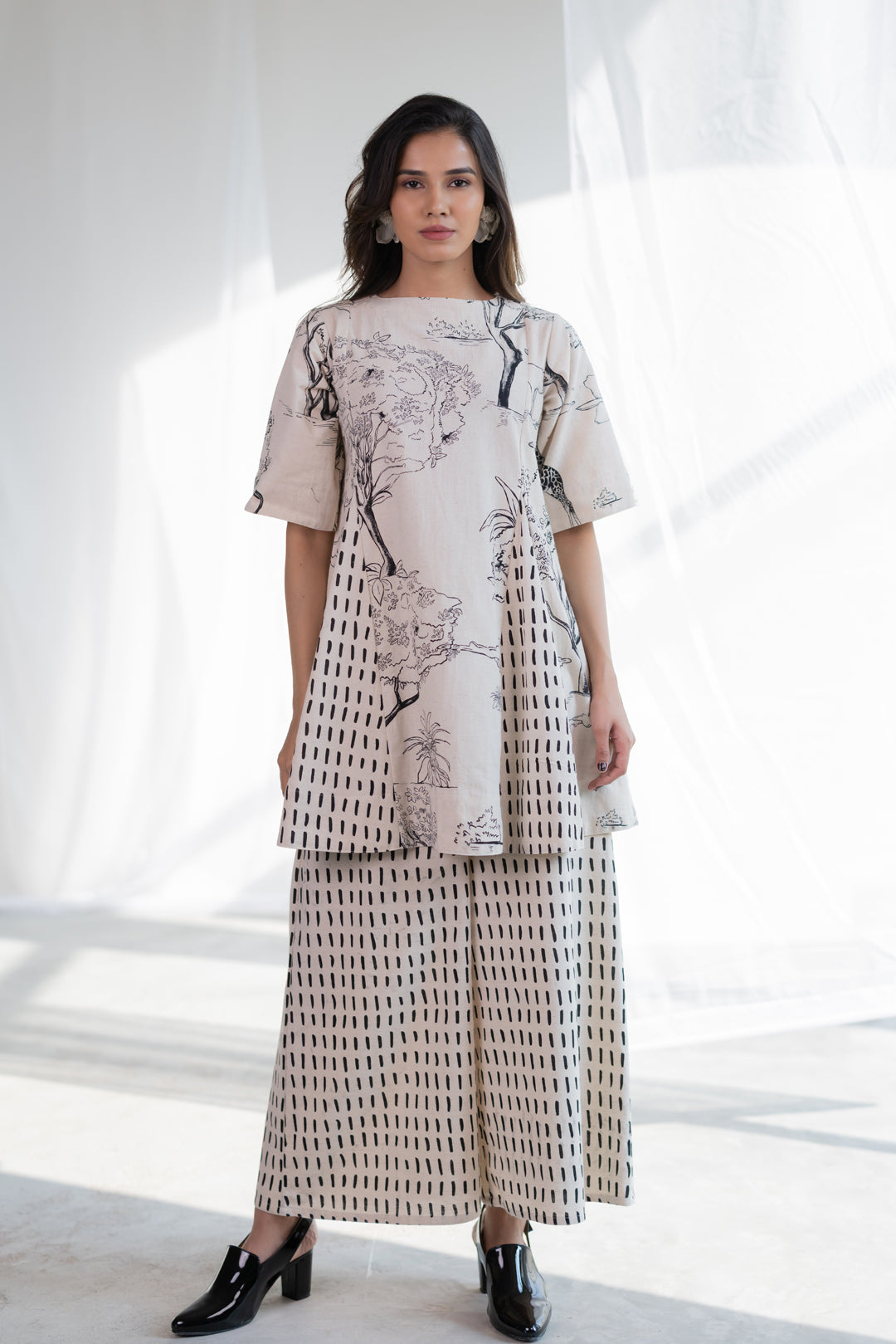 Alabaster Safari Trace Short Tunic