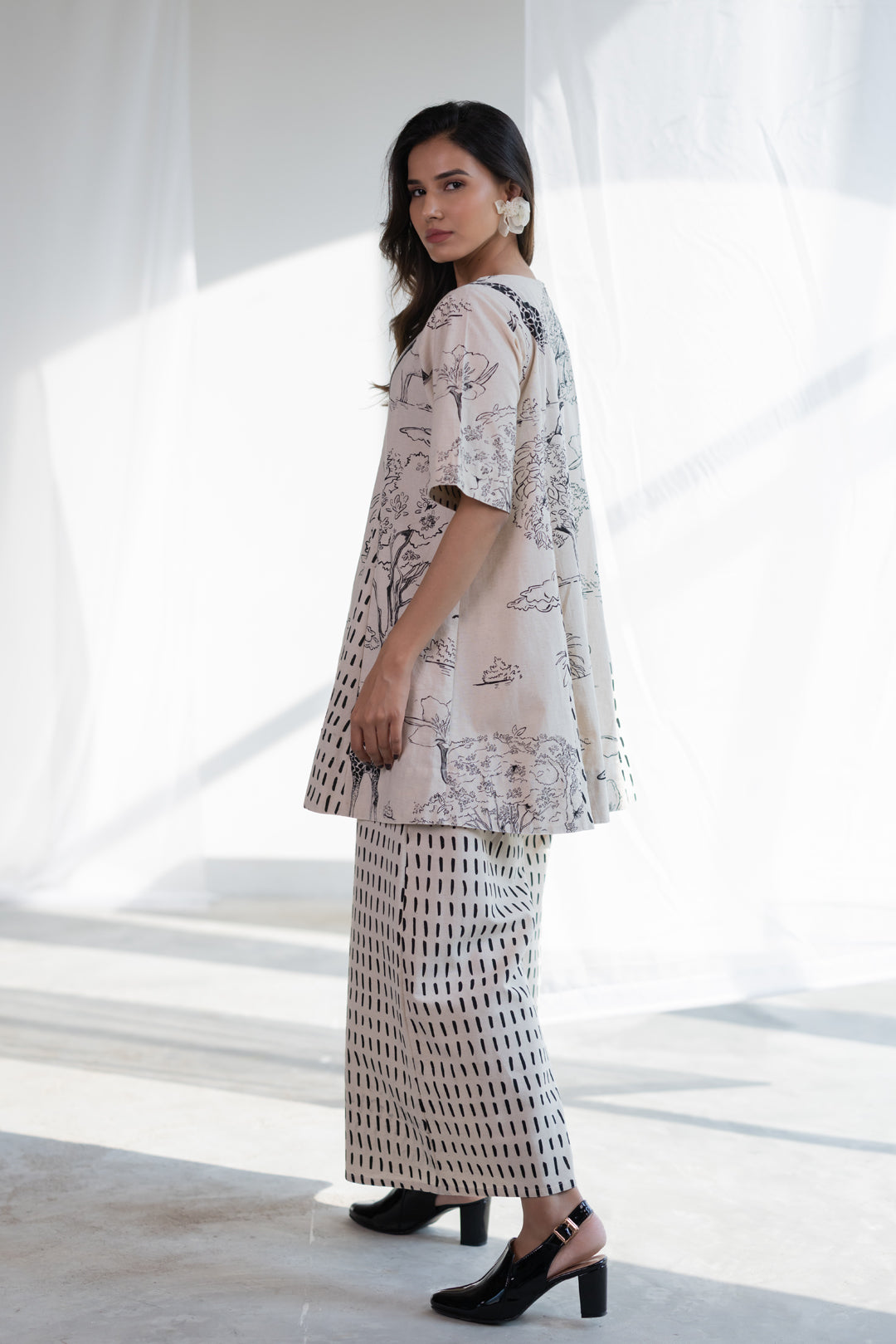 Alabaster Safari Trace Short Tunic