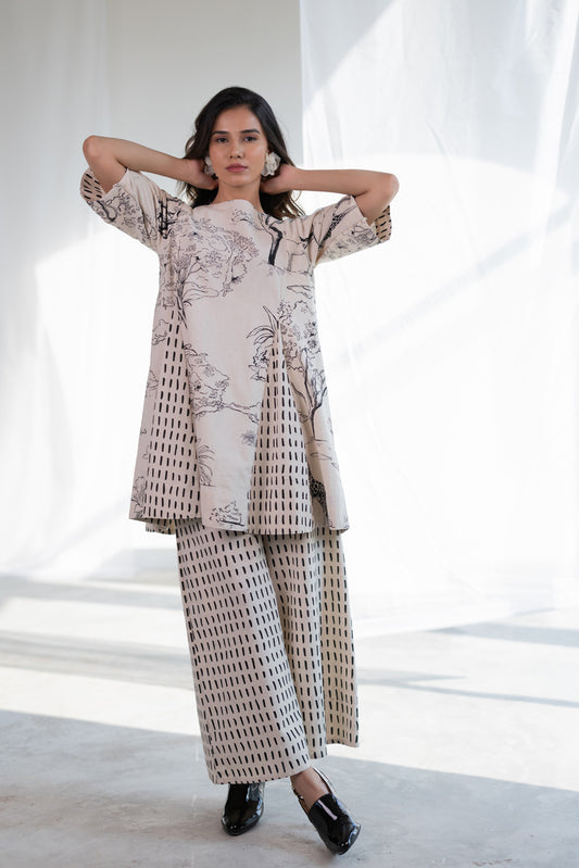 Alabaster Safari Trace Short Tunic