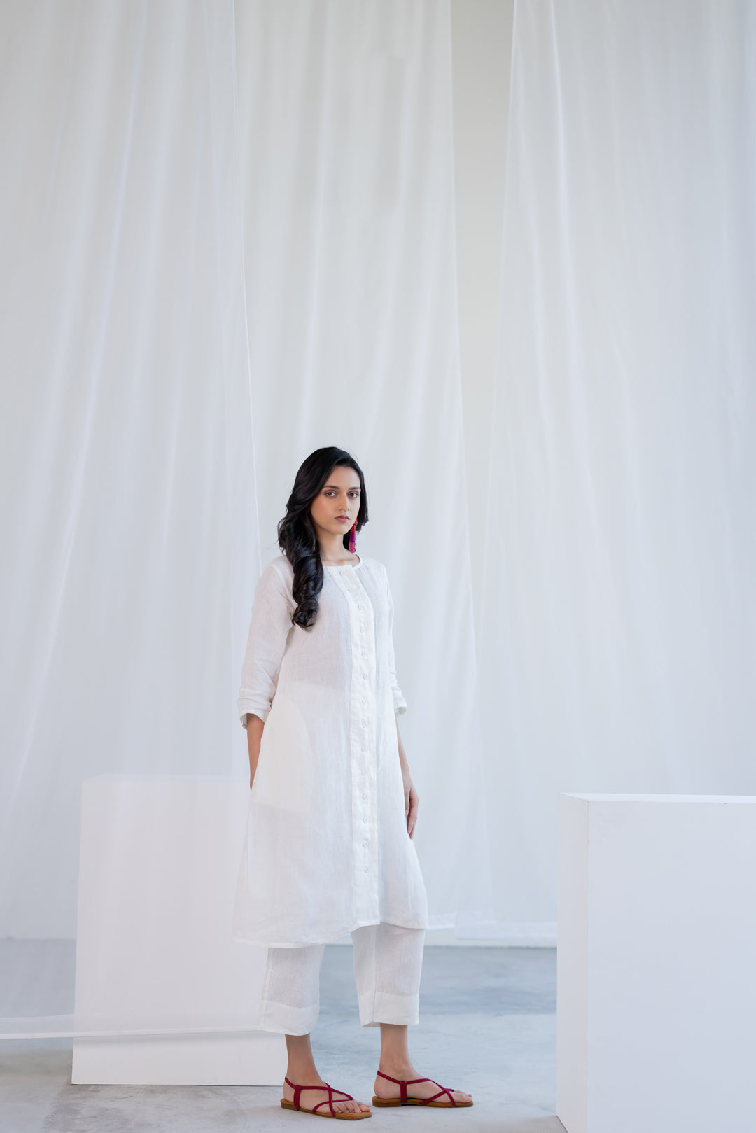 Linear Linen Co - Ord Set