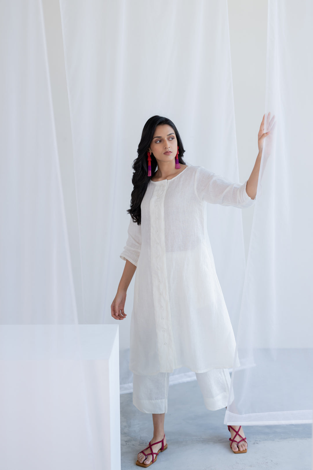 Linear Linen Co - Ord Set