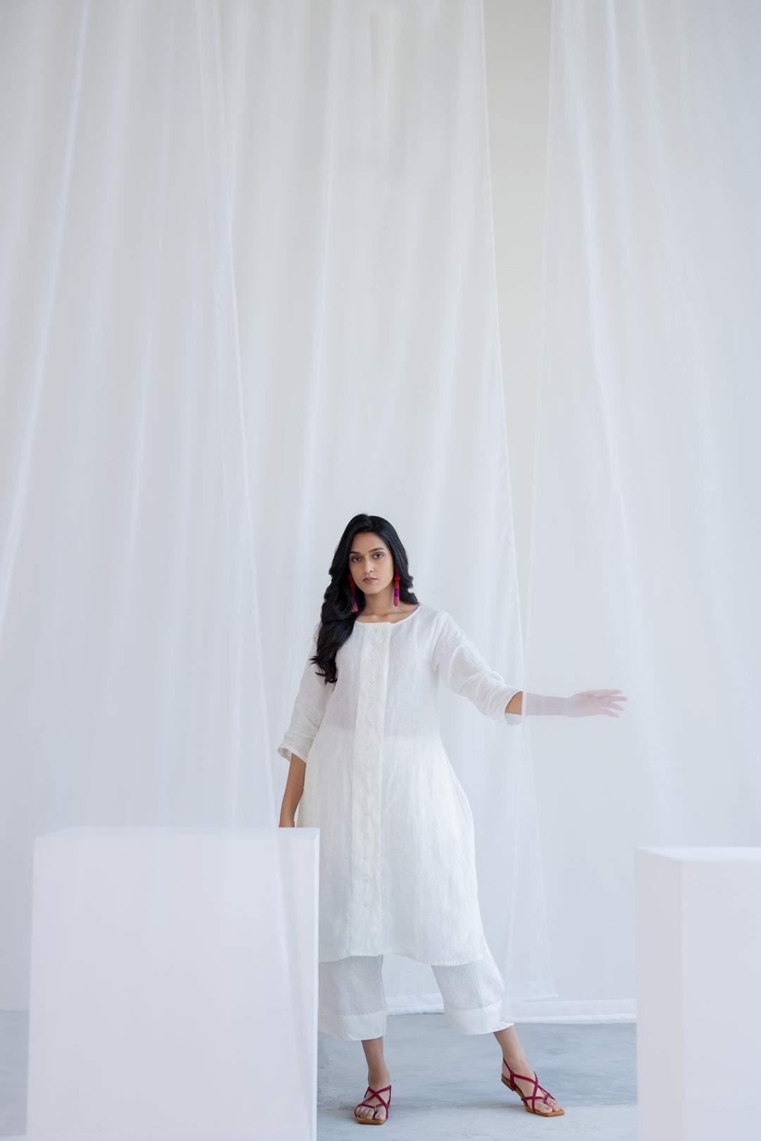 Linear Linen Co - Ord Set