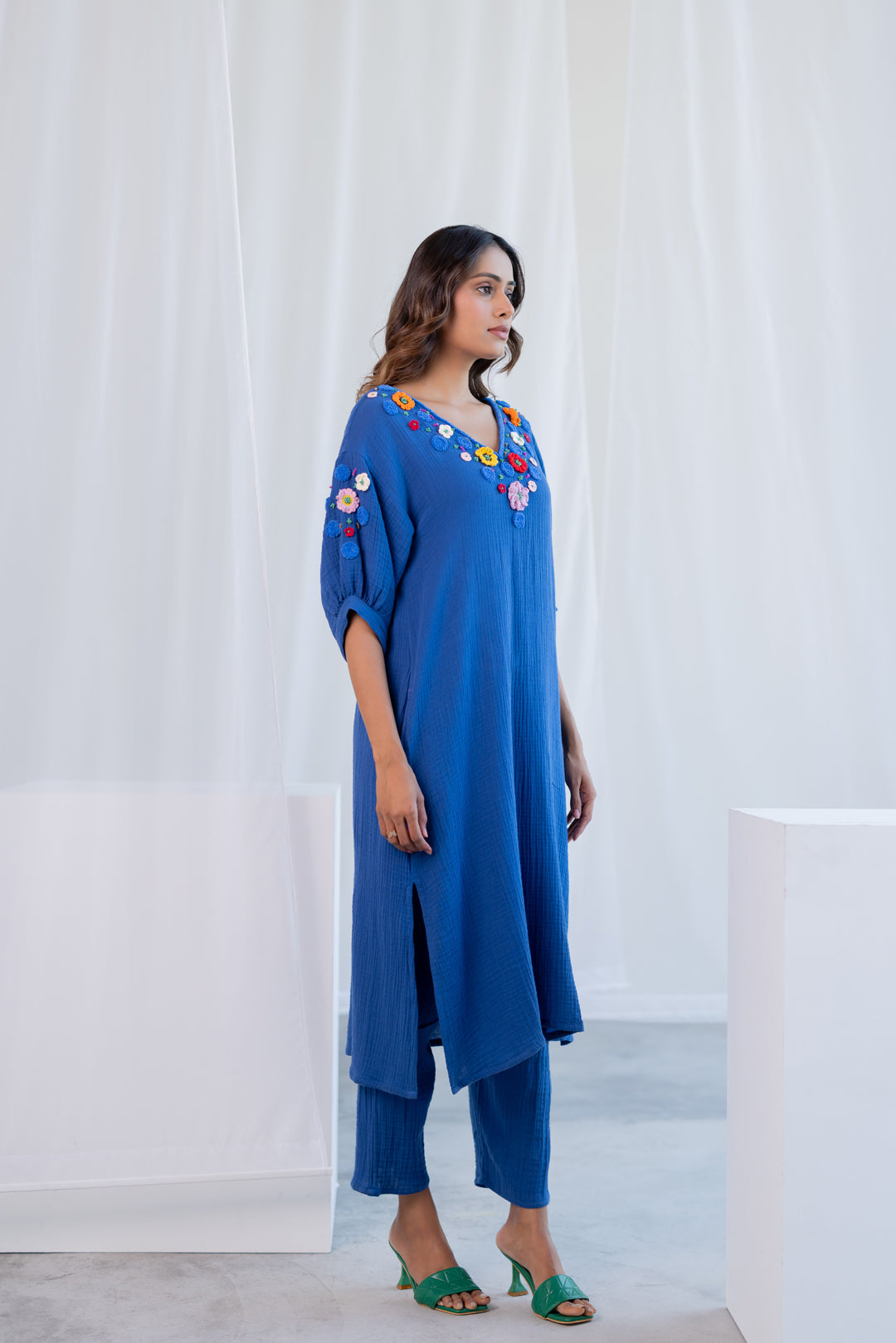 Floral Lake Kurta Co-ord