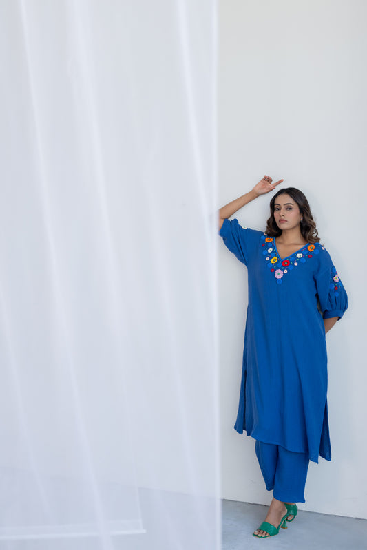 Floral Lake Kurta Co-ord