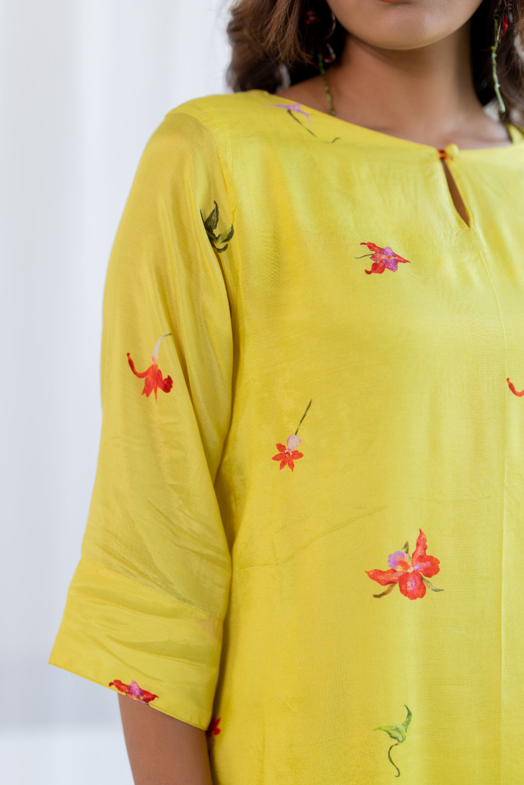 Citrus Flame Kurta