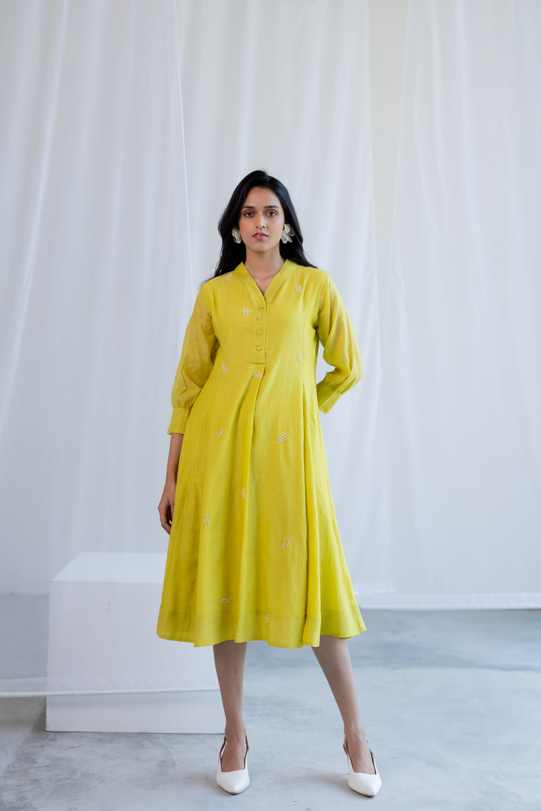 Breezy Lime Dewdrop Dress