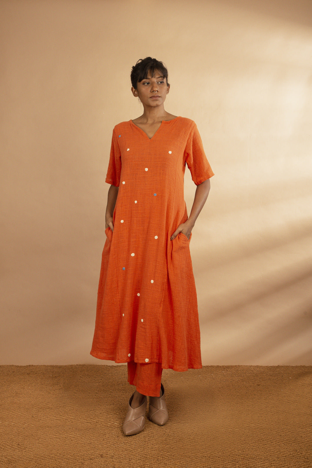 Nukta' Flared Kurta