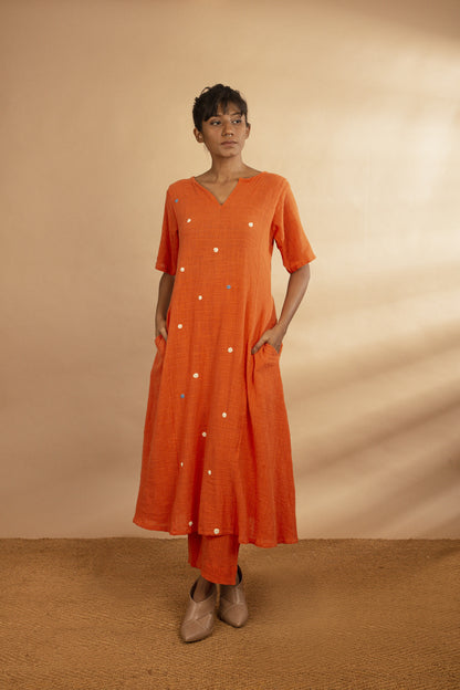 Nukta' Flared Kurta
