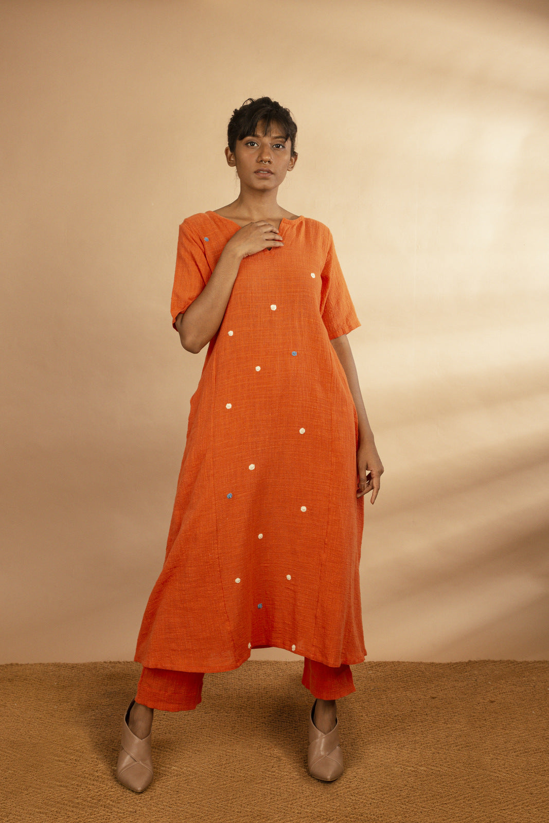 Nukta' Flared Kurta