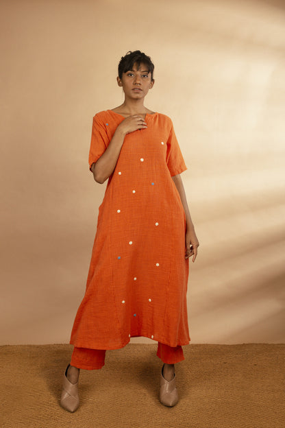 Nukta' Flared Kurta