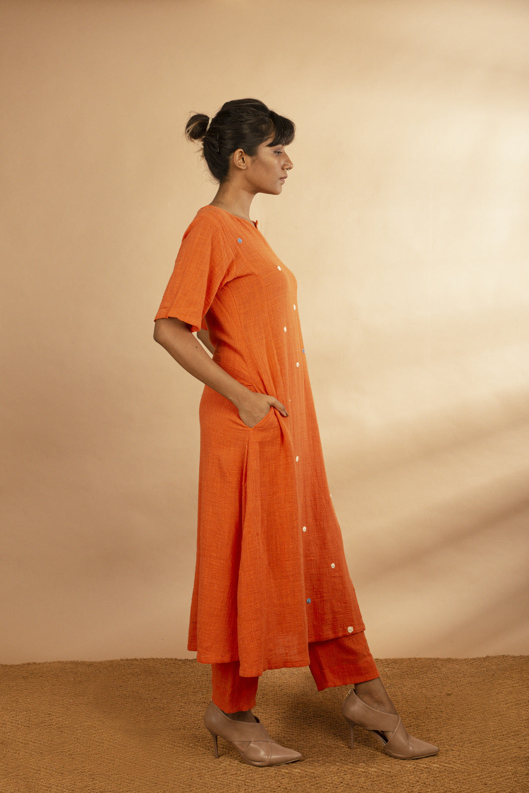 Nukta' Flared Kurta
