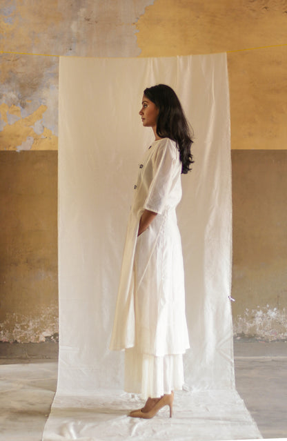 White Lotus Dress with Slip (Set of 2)