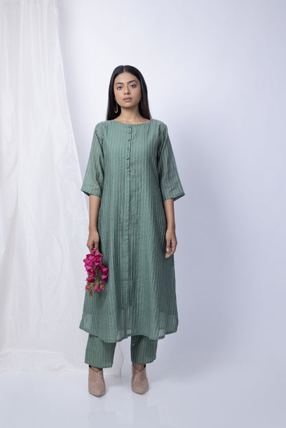 Forest Green Kurta and Pants