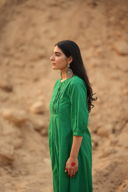 Mystic Green Kurta Set with Dupatta