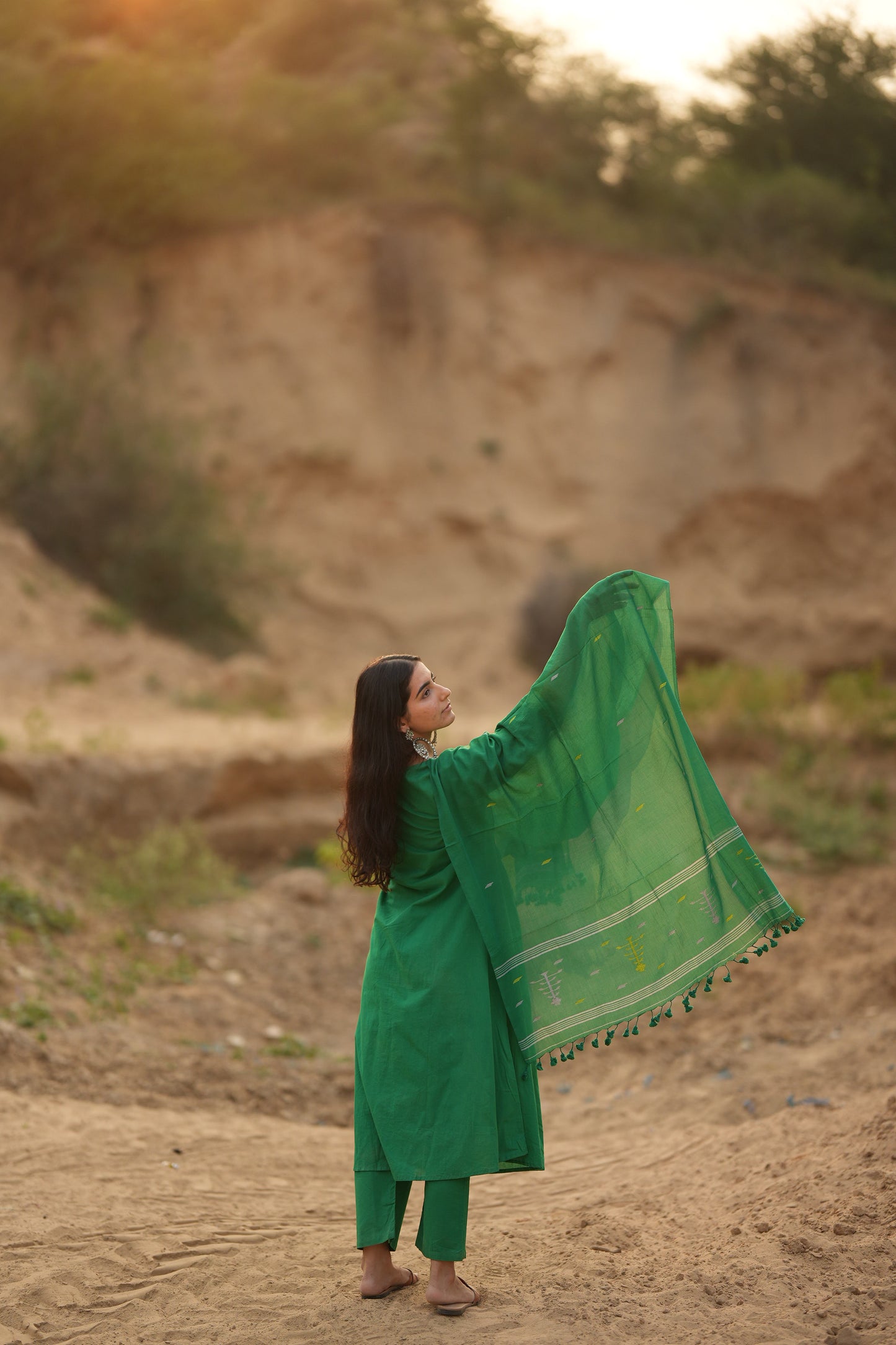 Mystic Green Dupatta