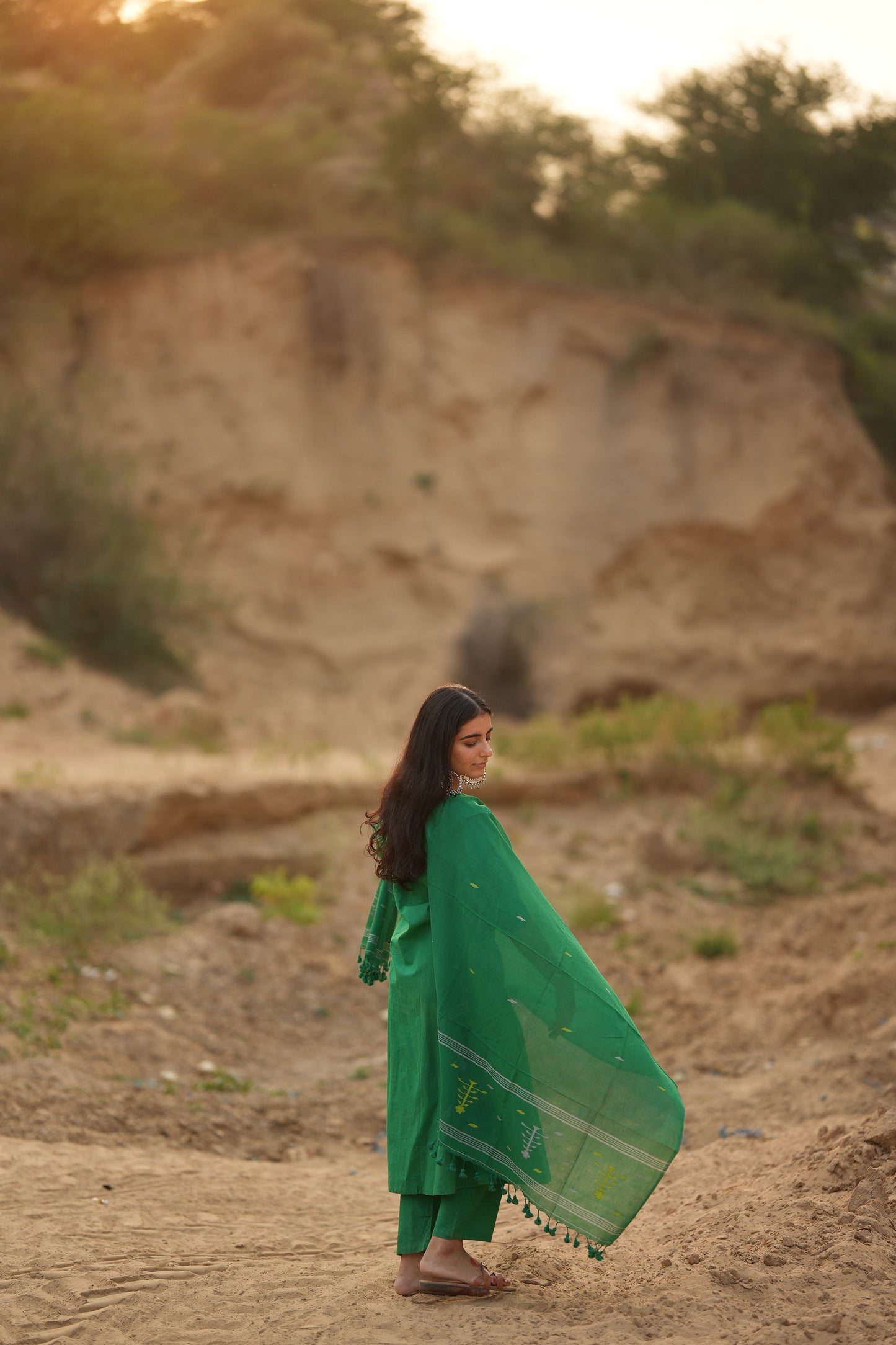 Mystic Green Dupatta