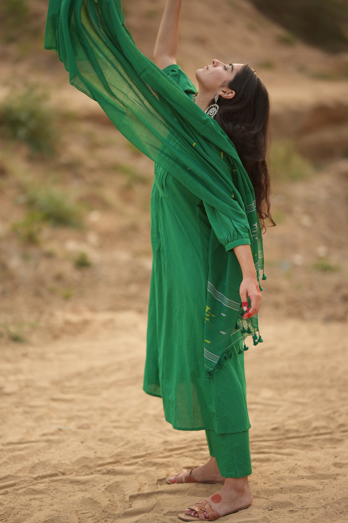 Mystic Green Dupatta